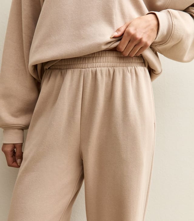 New Look Women's Mink Elasticated Waist Wide Leg Joggers New Look - 2