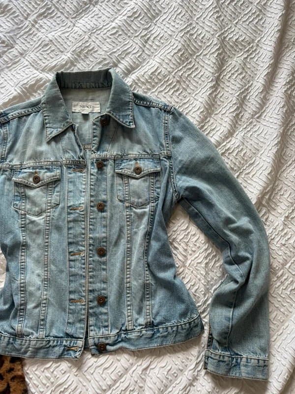 Next Old label vintage next denim washed jacket size 10/12