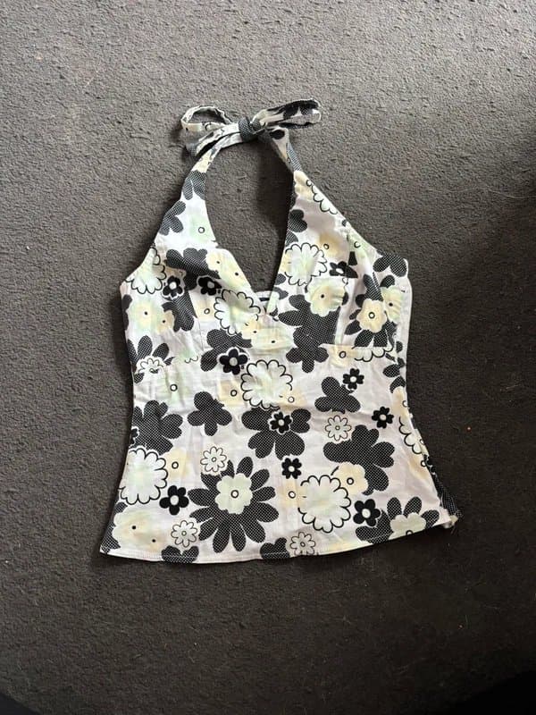 New Look Y2K summer halterneck