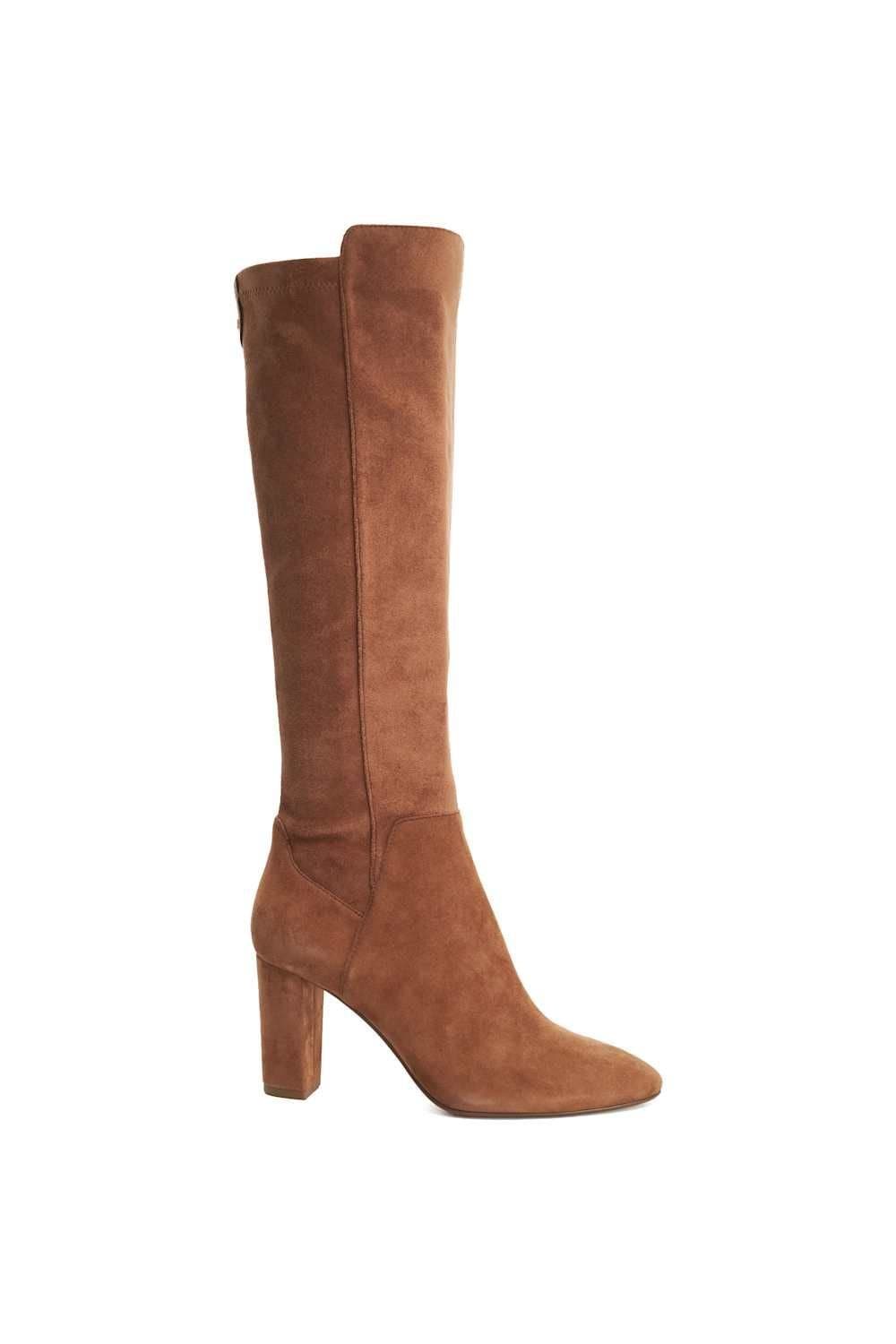 Dune London Dune London Women's 'Sirenaa' Suede Knee High Boots in Brown