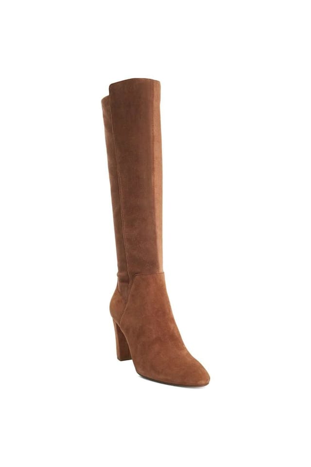 Dune London Dune London Women's 'Sirenaa' Suede Knee High Boots in Brown - 2