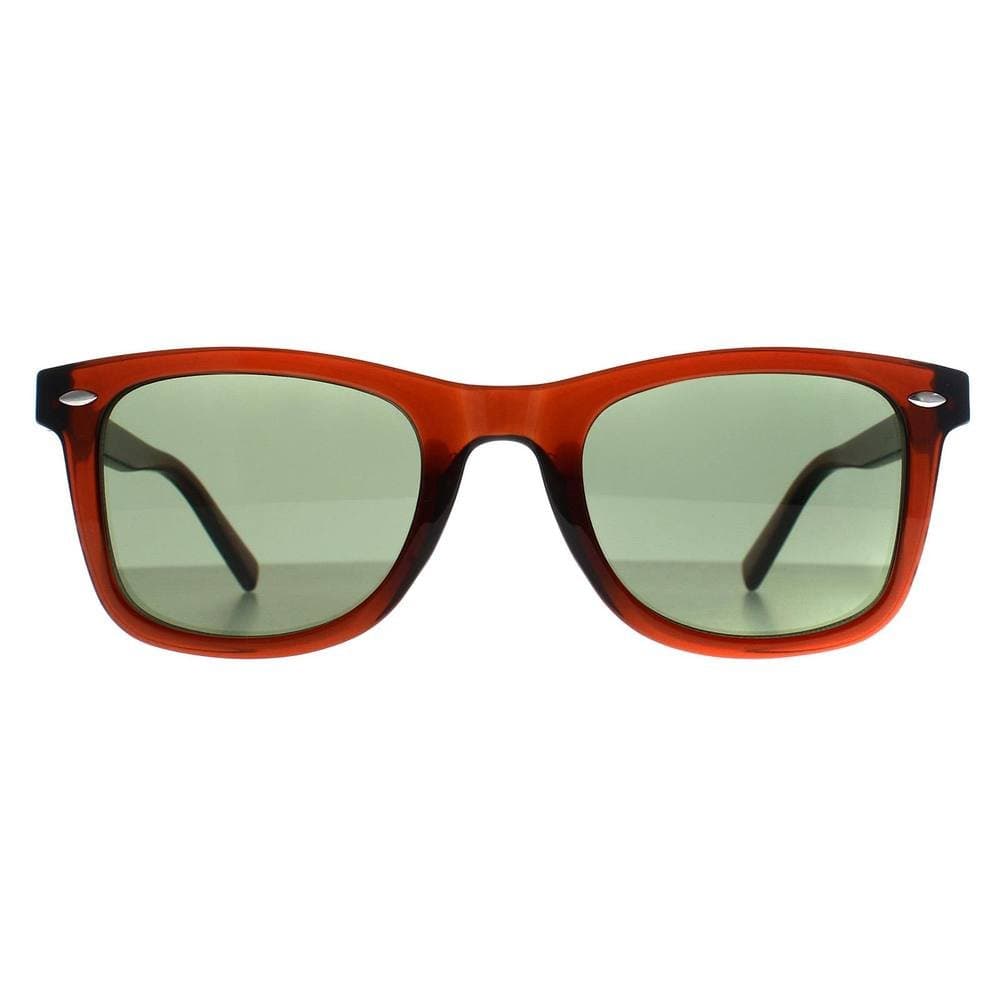 Calvin Klein CALVIN KLEIN Men's Square Transparent Brown Green CK22555S