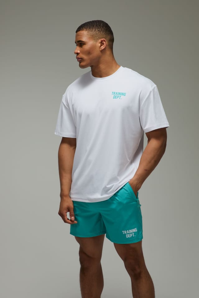 Training Dept. Training Dept. Men's Training Dept Performance Oversized T-shirt in White - 3