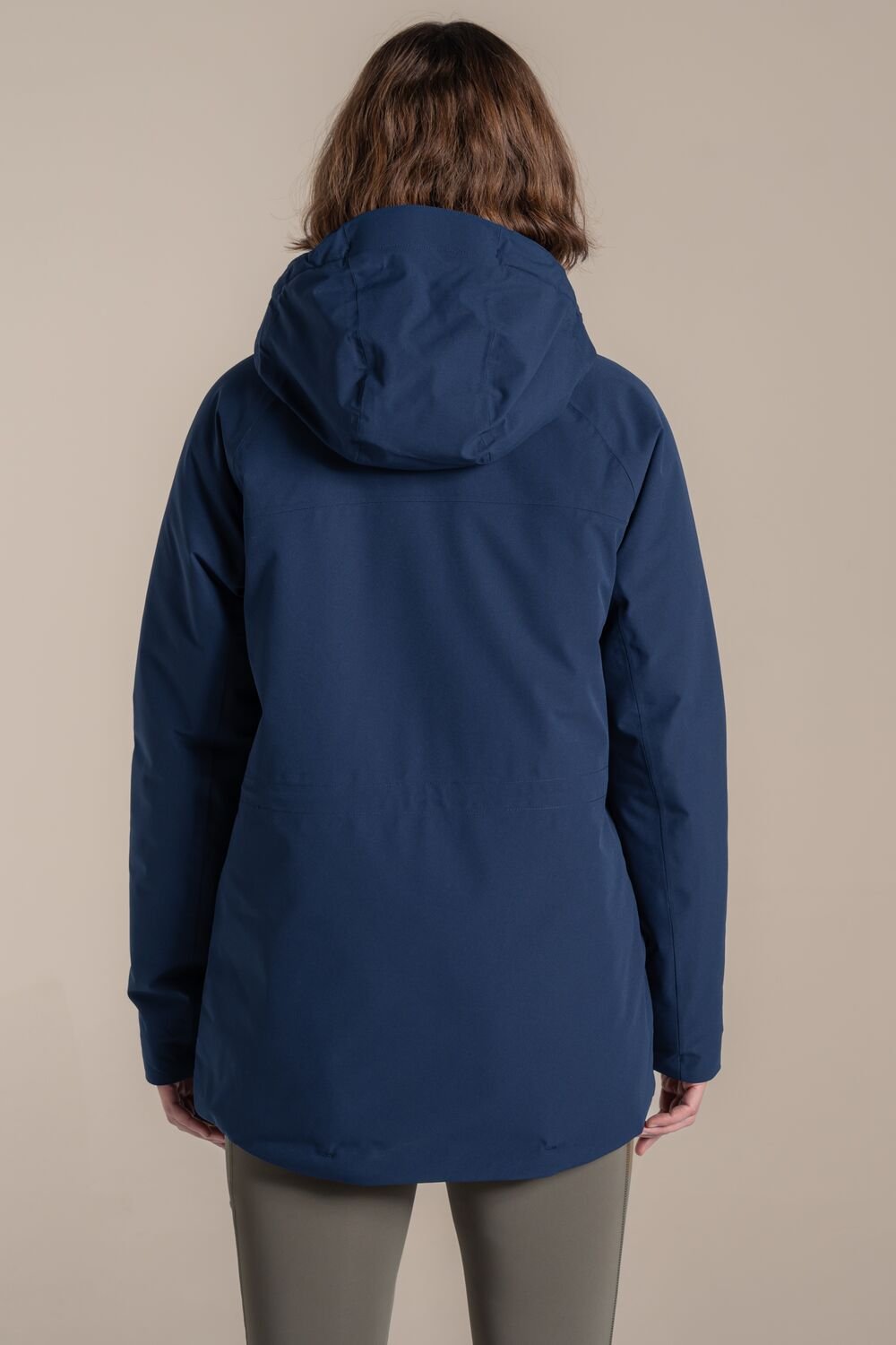 Craghoppers Craghoppers Women's Caldbeck Thermic Hooded Waterproof Breathable Padded Jacket in Navy - 2