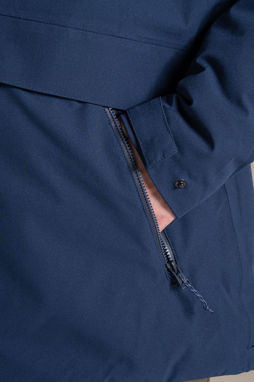 Craghoppers Craghoppers Women's Caldbeck Thermic Hooded Waterproof Breathable Padded Jacket in Navy - 3