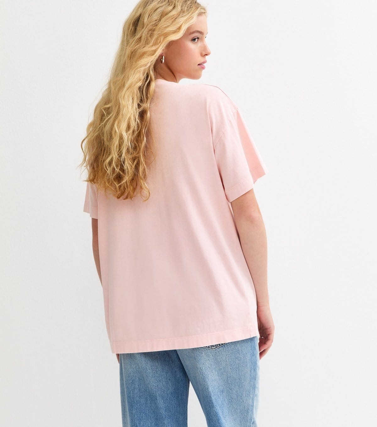 New Look Women's Light Pink Blondie Acid Oversized T-Shirt New Look - 4