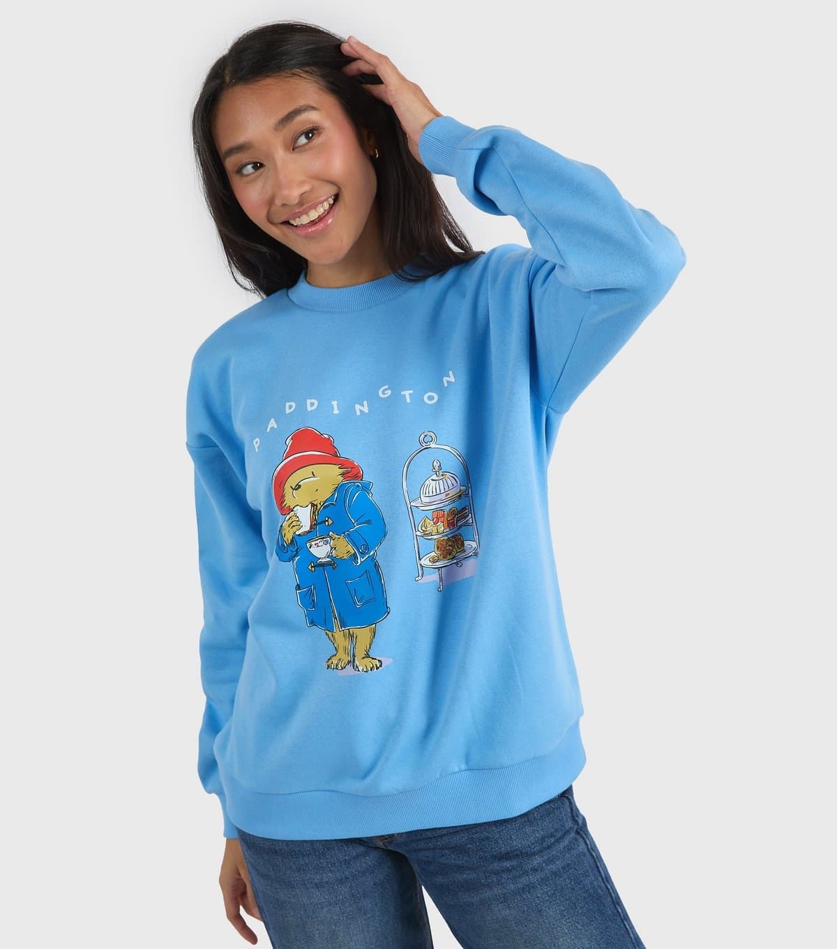 Custard Women's Blue Paddington Sweet Treats Sweatshirt Custard New Look
