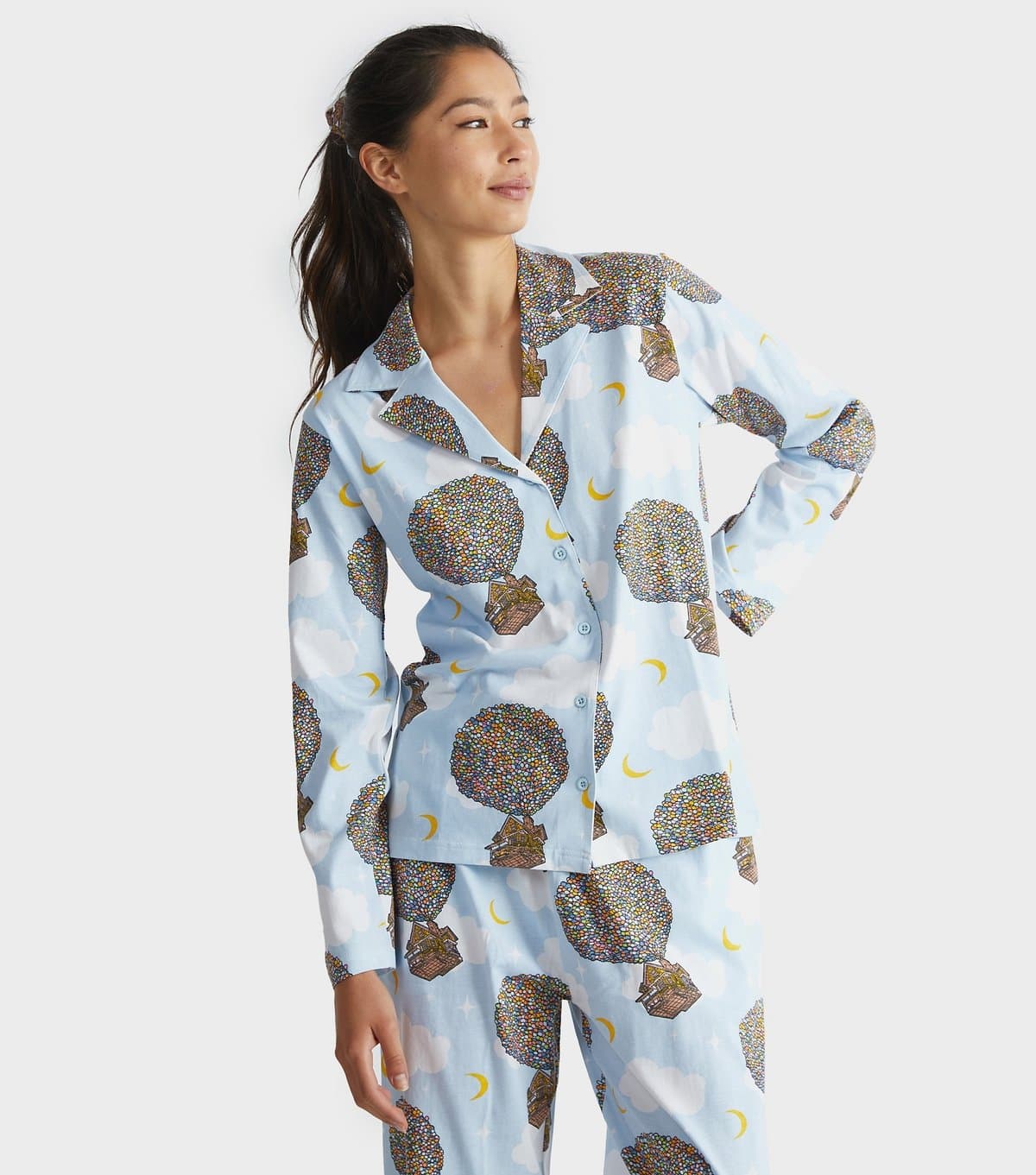 Skinnydip Women's Light Blue Disney Up Print Pyjama Set Skinnydip New Look