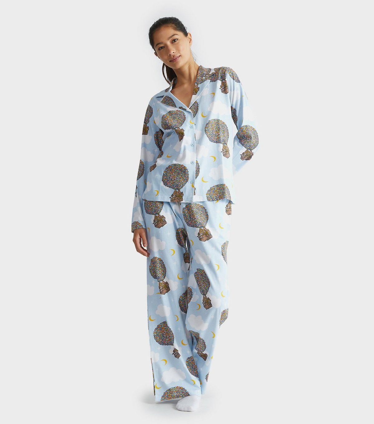 Skinnydip Women's Light Blue Disney Up Print Pyjama Set Skinnydip New Look - 3