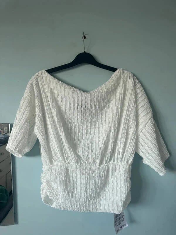 ASOS Design ASOS design off the shoulder ruched top