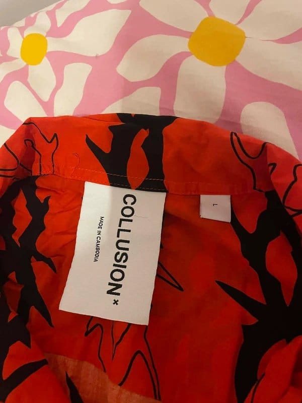 ASOS Collusion Festival T-Shirt in Red and Black