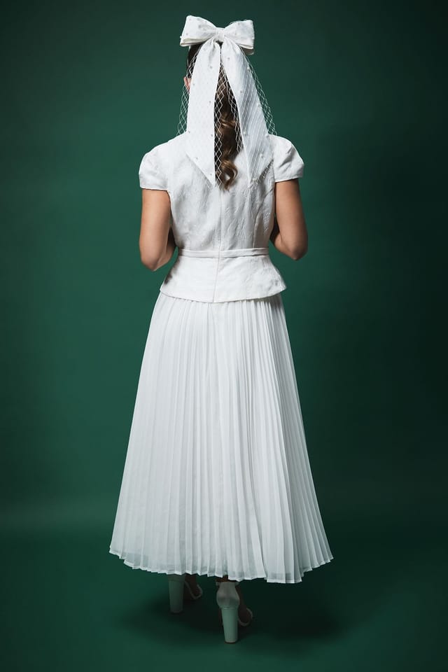 Coast Coast Women's Lisa Tan Two In One Wedding Dress in Ivory - 3