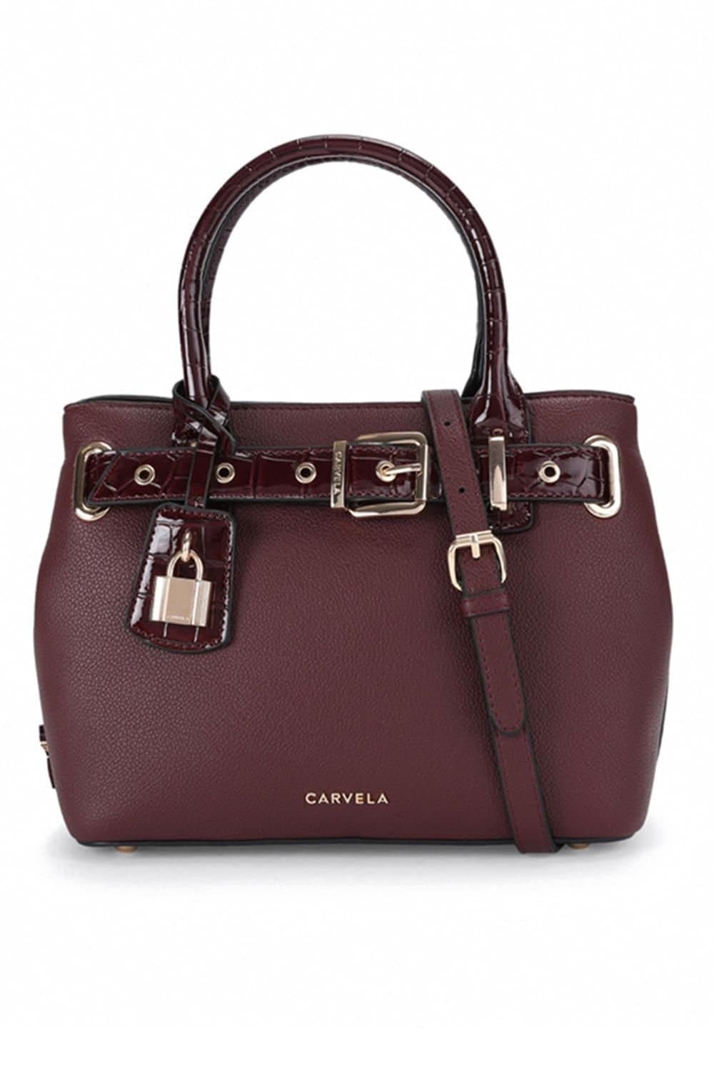 Carvela Carvela Women's 'Maria Mini Belt' Bag in Dark Red