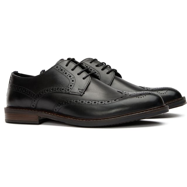SOLETRADER SOLETRADER Men's Barry Brogue Shoes in Black - 2