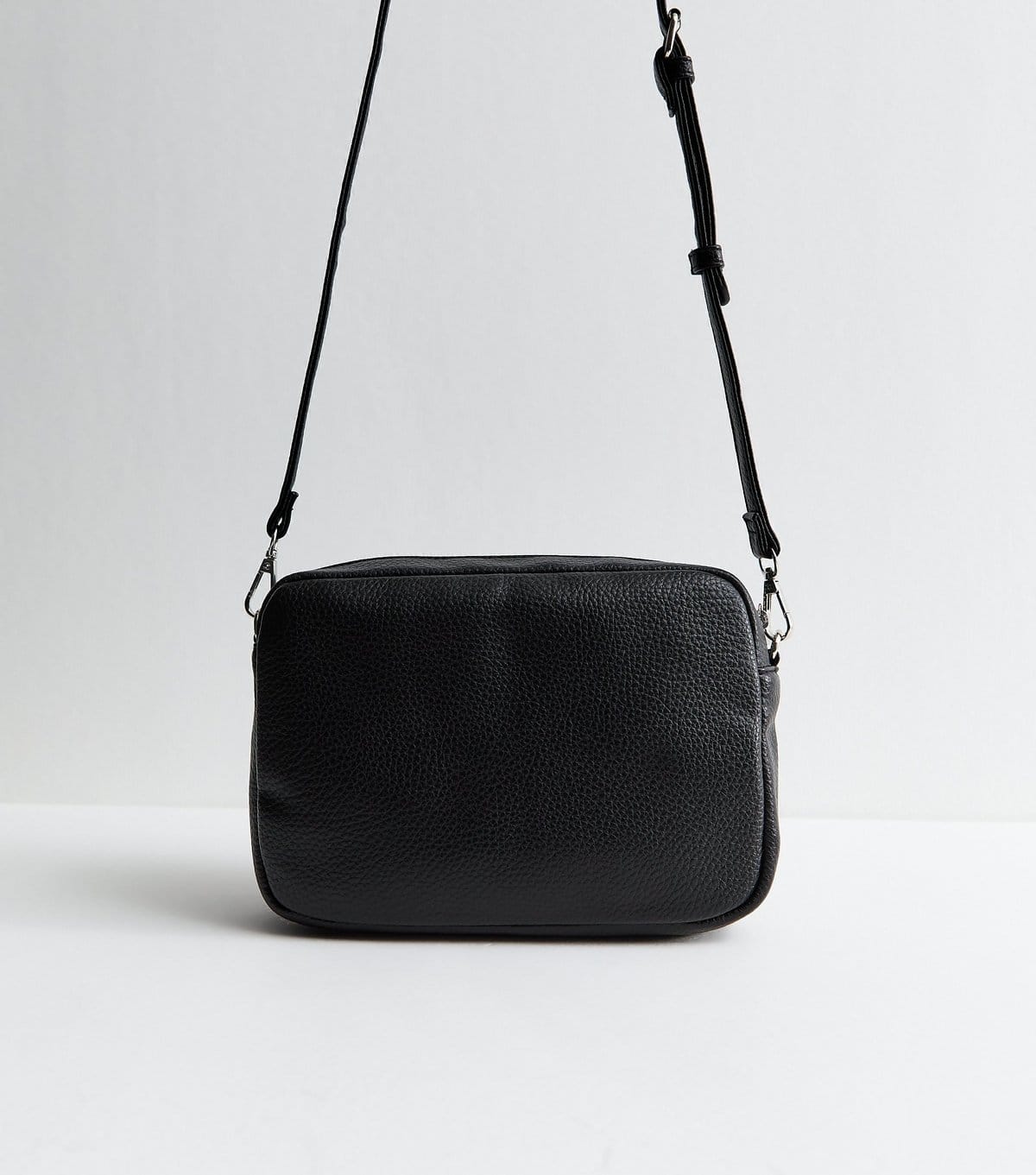 New Look Black Faux Leather Crossbody Bag New Look - 4