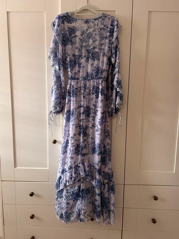 ASOS Design Floral Maxi Dress UK 16 Boho Wedding Guest