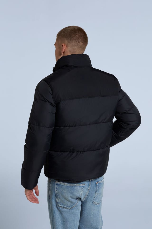 Animal Animal Men's 'Volt' Water Resistant PFC Free Elasticated Cuffs & Hem Padded Jacket in Jet Black - 3