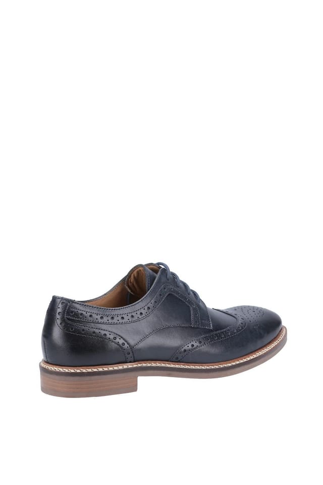 Hush Puppies Hush Puppies Men's 'Bryson' Leather Lace Shoes in Navy - 2