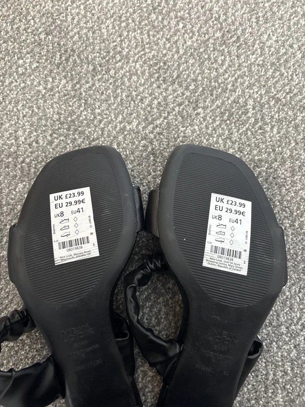 New Look New Look ruched mules - 1