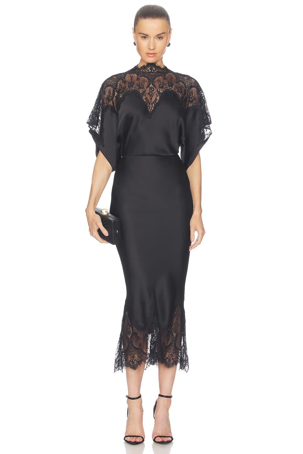 revolve Reverse Obie Midcalf Dress With Lace