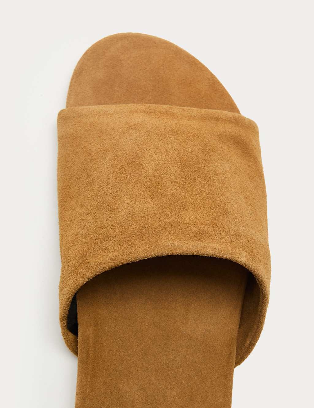 Marks & Spencer M&S Suede Flat Mules Tan - 2