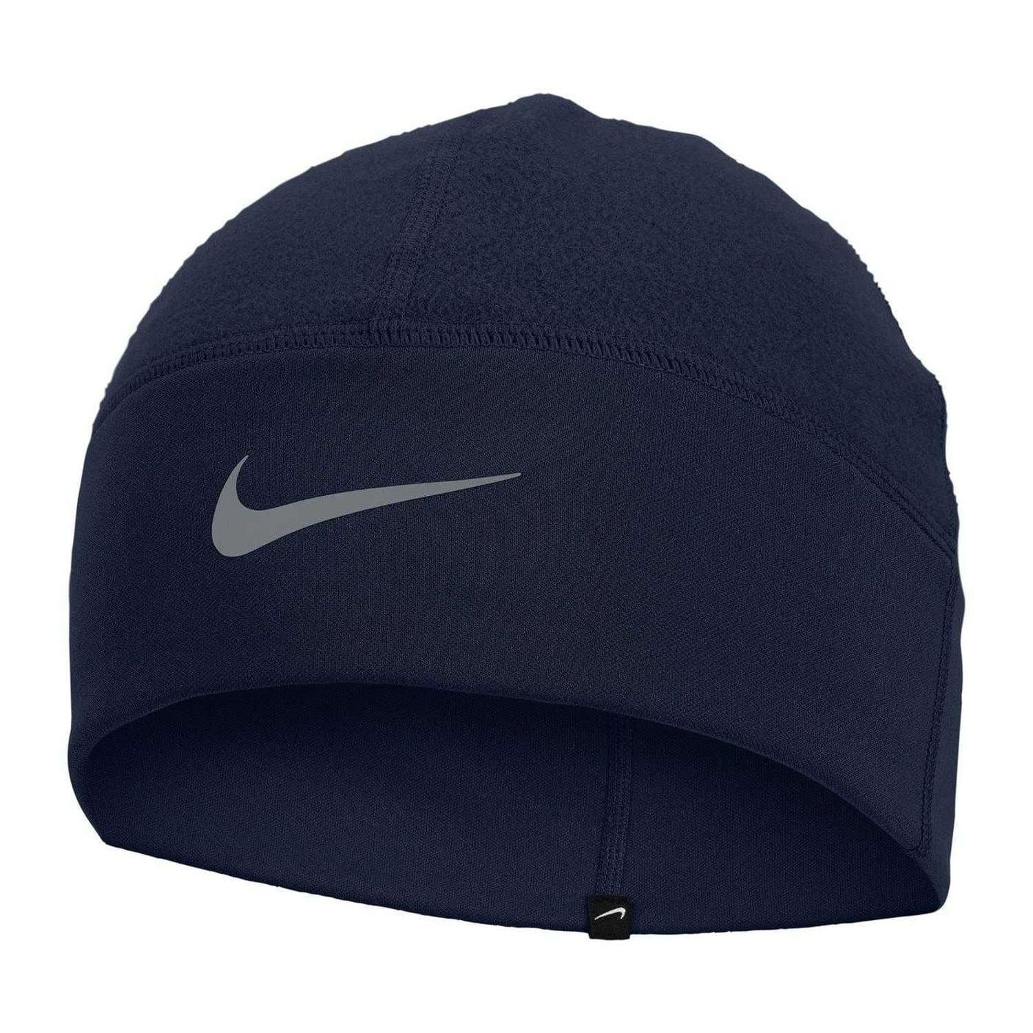 Nike Nike Men's Therma Fit Swoosh Fleece Beanie in Navy