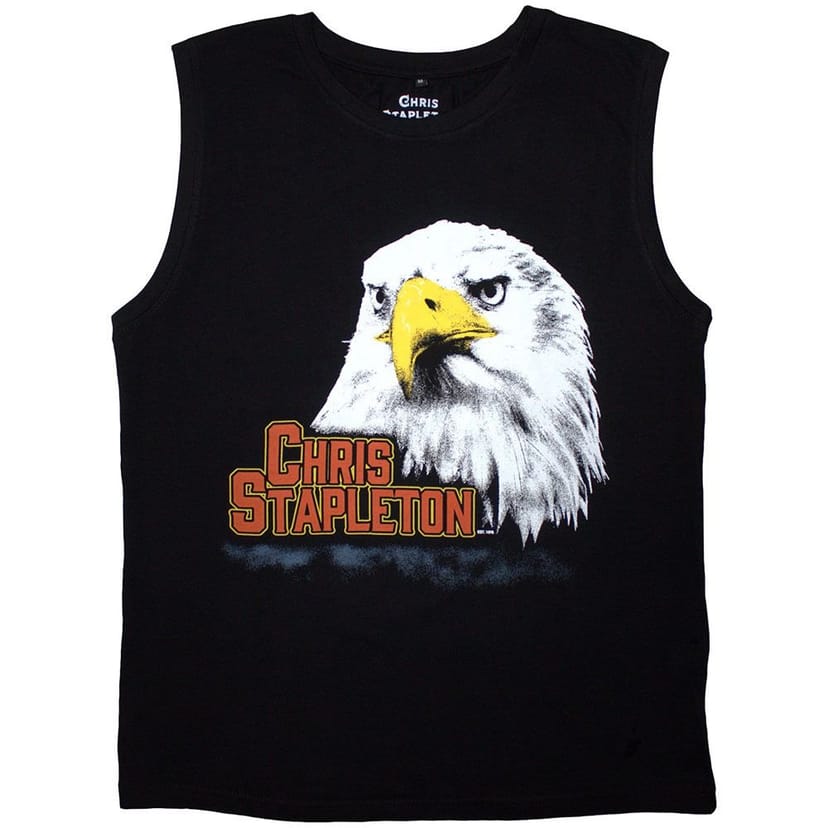 Chris Stapleton Chris Stapleton Men's Eagle Tank Top in Black - 1