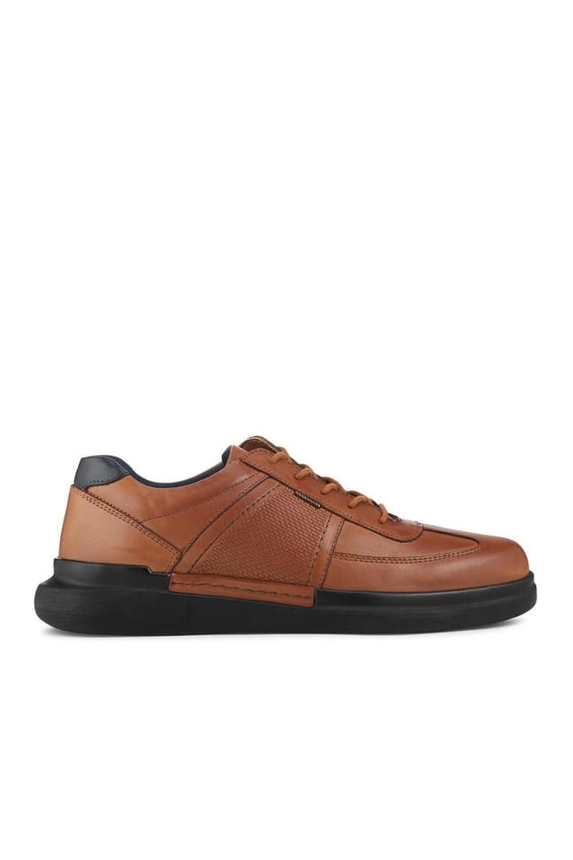 Pavers Pavers Men's Lightweight Casual Lace Up Shoes in Tan - 2