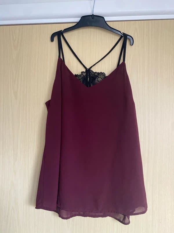 New Look New look cami top vest lace detail size 12