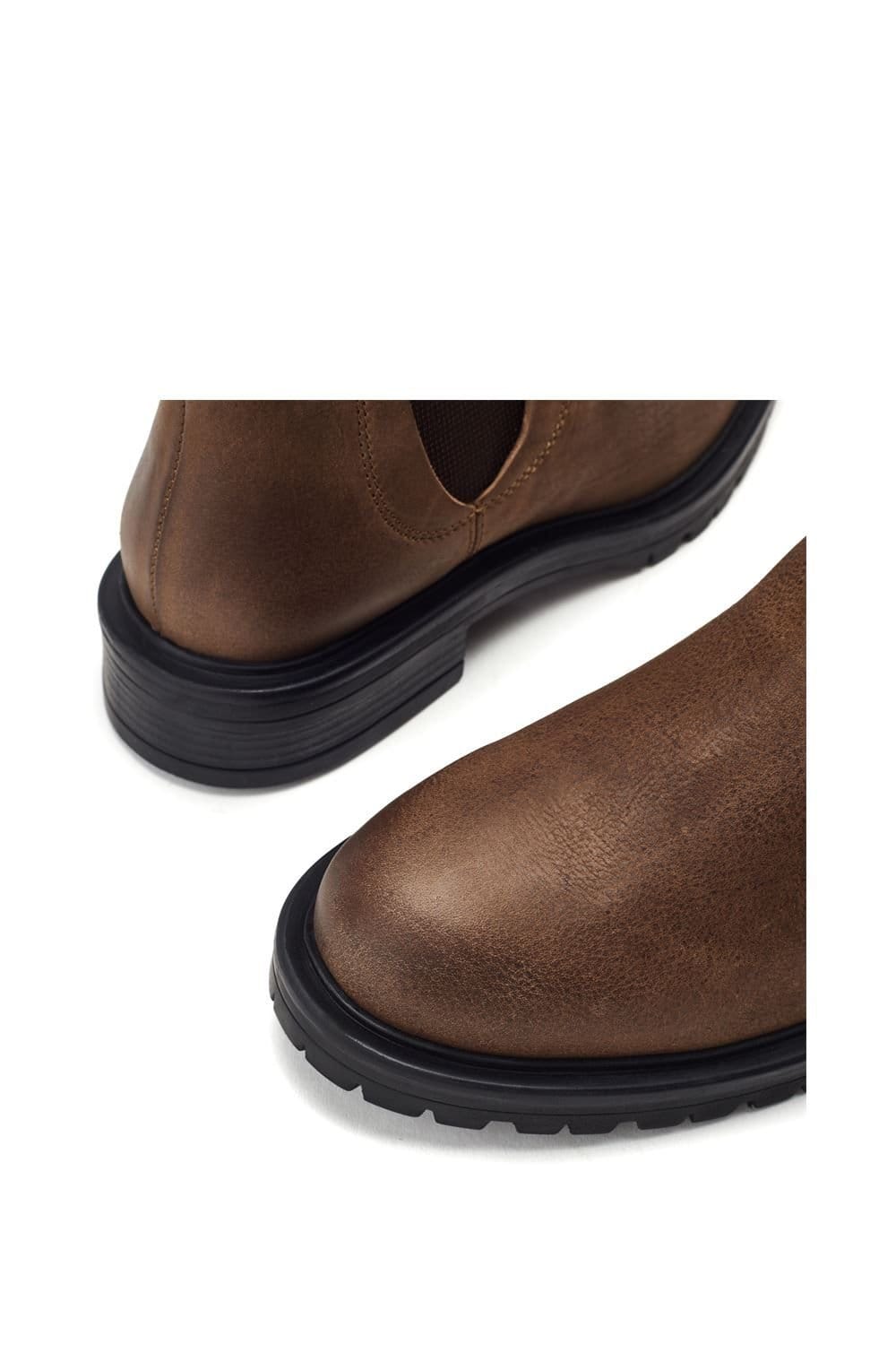 Moda In Pelle Moda In Pelle Women's 'Okasa' Leather Ankle Boots in Taupe - 4