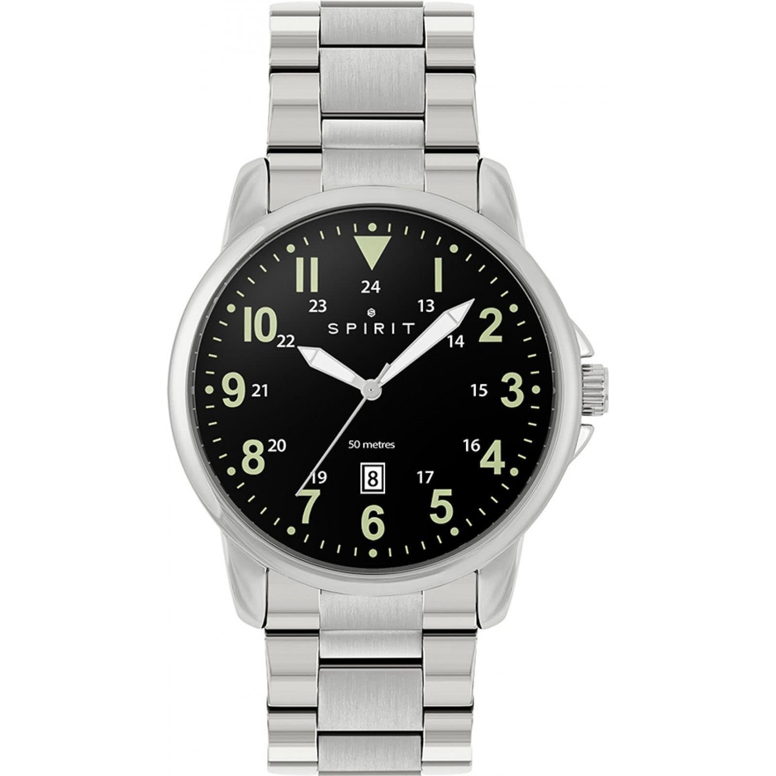 Spirit Spirit Men's SP3009 44mm Quartz Watch in Silver