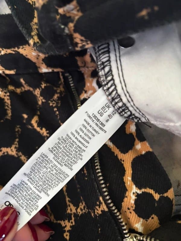ASOS Leopard print asos trousers 12