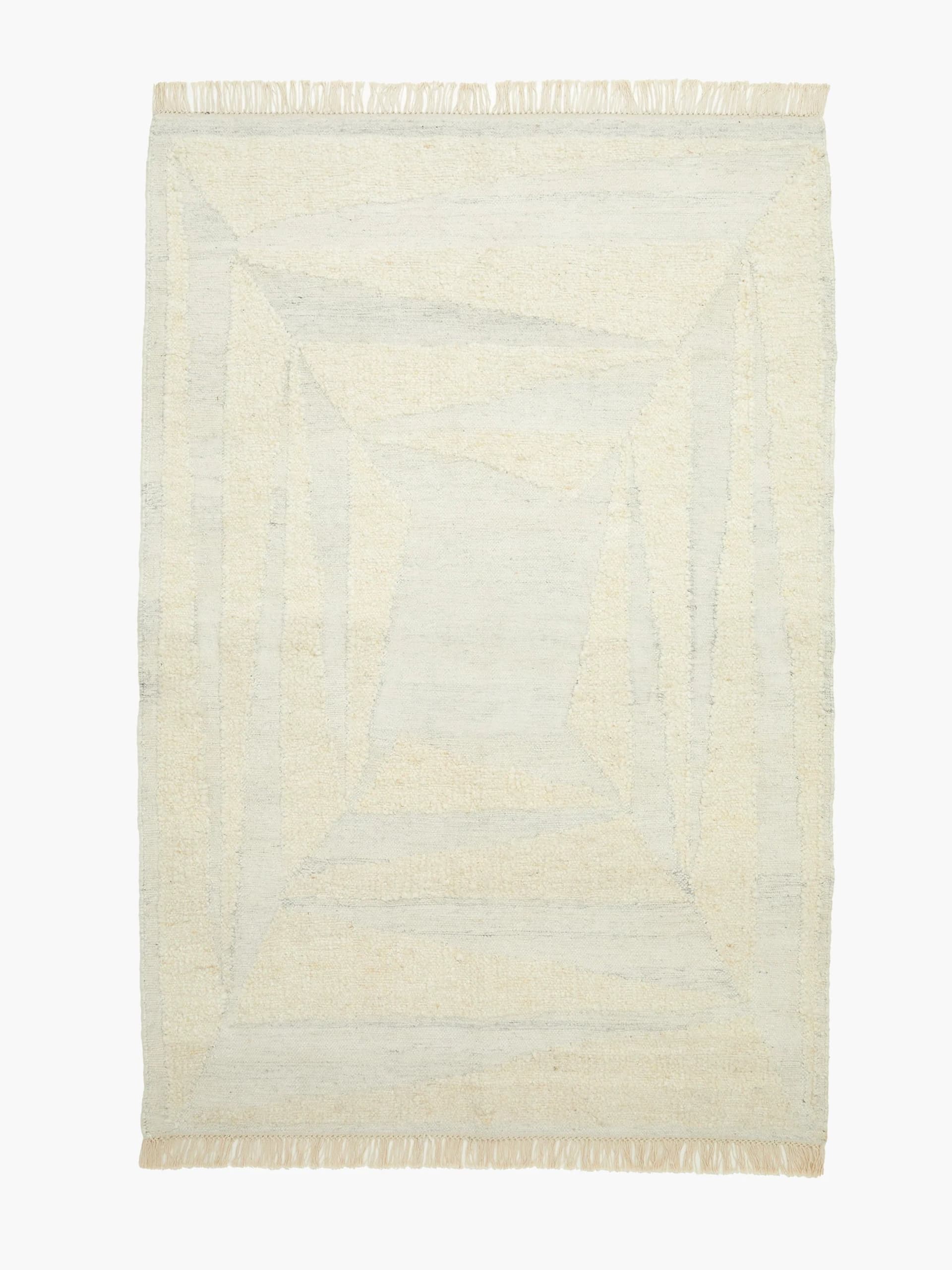 French Connection Pampas Rug White