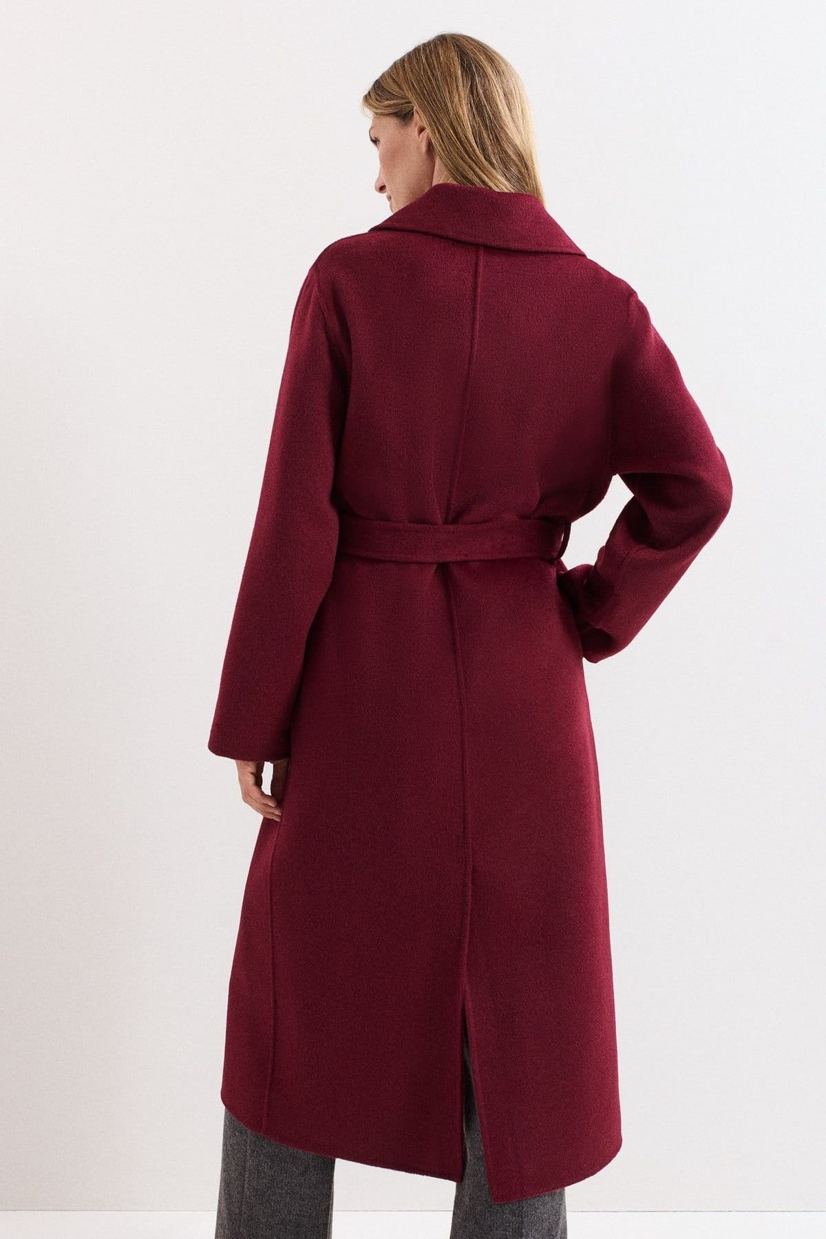 Phase Eight Phase Eight Women's Darcy Wool Coat in Wine - 4
