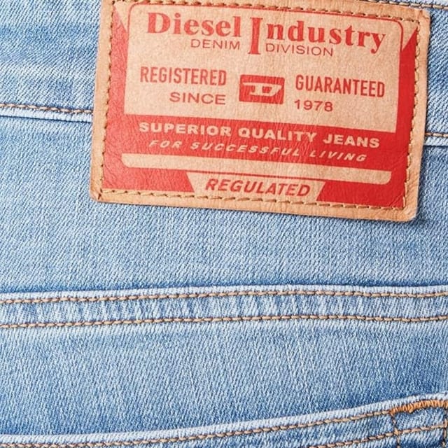 Diesel Diesel Men's D-Yennox Tapered Fit Light Blue Jeans - 3