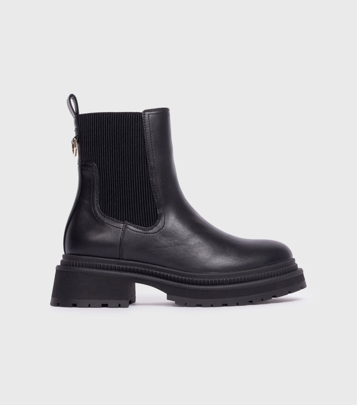 London Rebel Women's Black Faux Leather Chelsea Boots London Rebel New Look