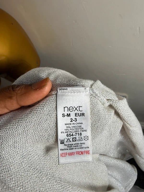 Next Lightweight Open Front Cardigan-Uk 10/12
