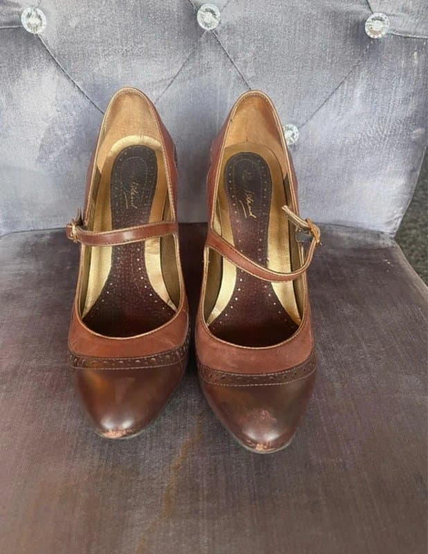 River Island River Island leather Mary Jane shoes 4