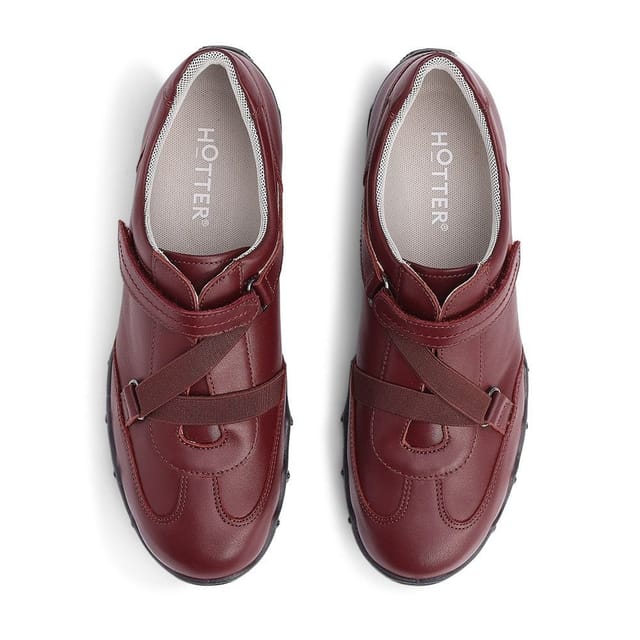 Hotter Hotter Women's Wide Fit 'Joanne' Trainers in Maroon - 3