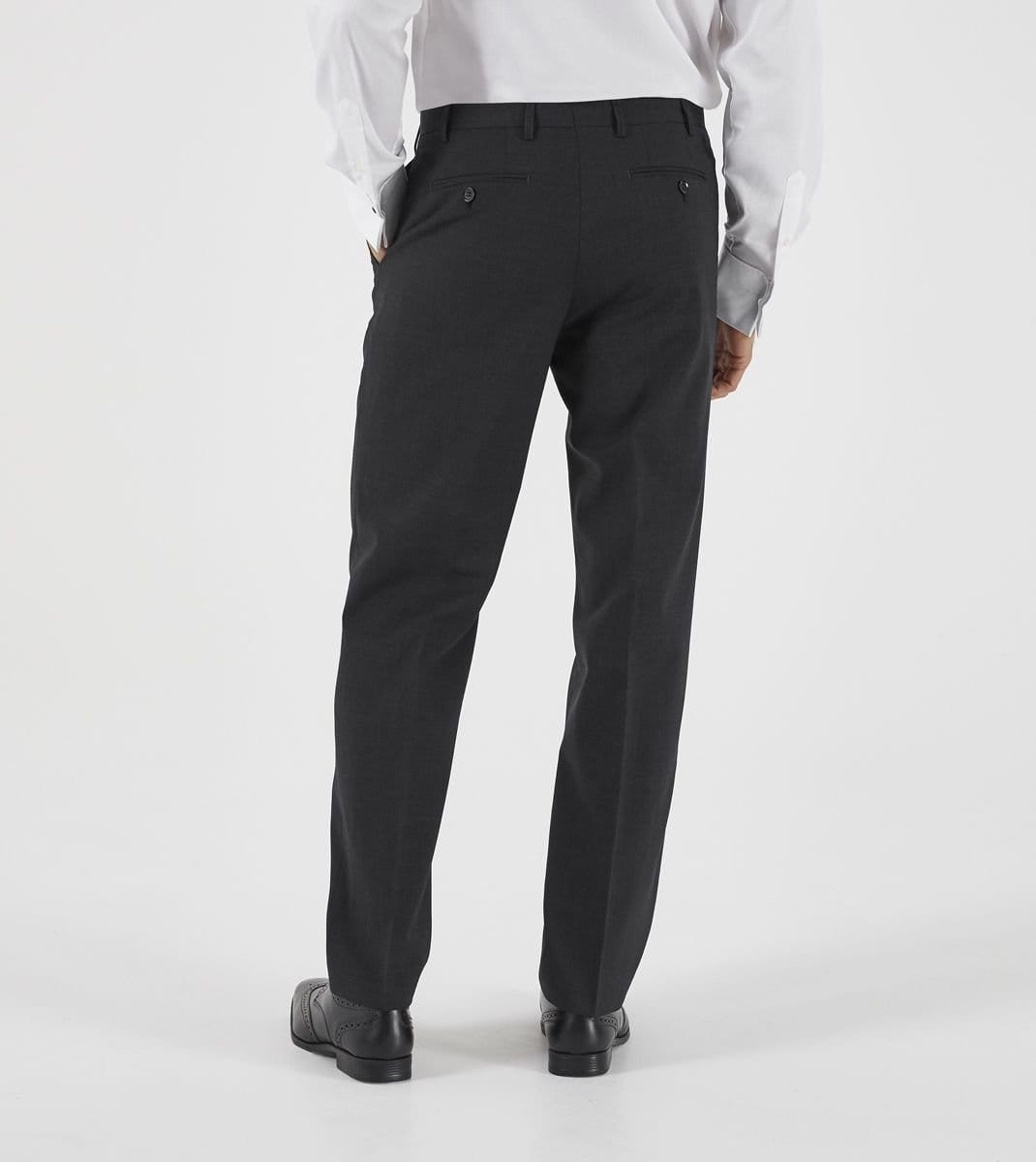 Skopes Skopes Men's Classic Fit Darwin Suit Trouser For Men in Charcoal - 4
