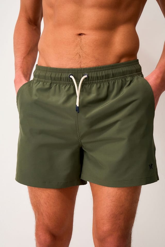 Crew Clothing Crew Clothing Men's Swim Short Heritage Olive - 2