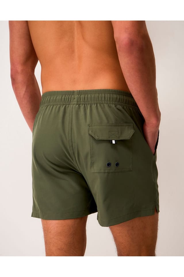 Crew Clothing Crew Clothing Men's Swim Short Heritage Olive - 3