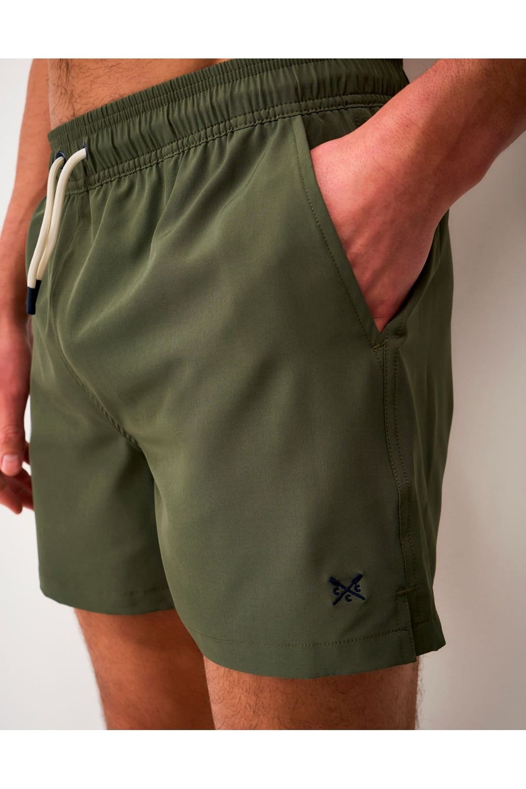 Crew Clothing Crew Clothing Men's Swim Short Heritage Olive - 4