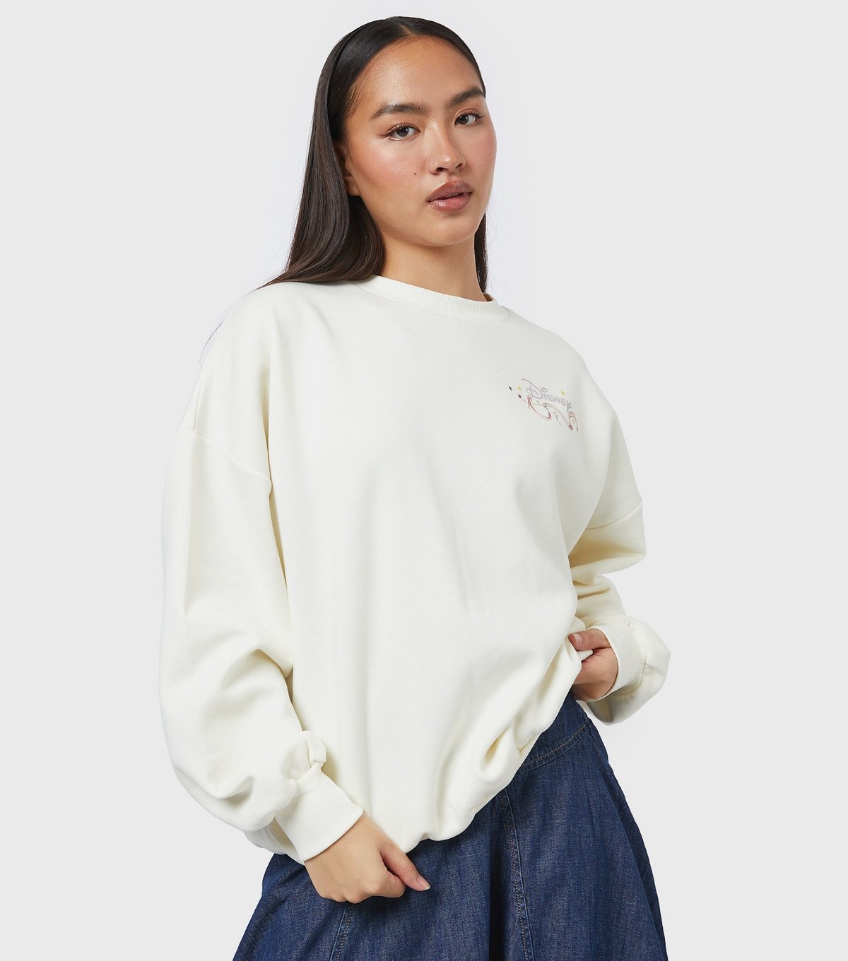 Skinnydip Women's White Disney Classics Poster Sweatshirt Skinnydip New Look - 2