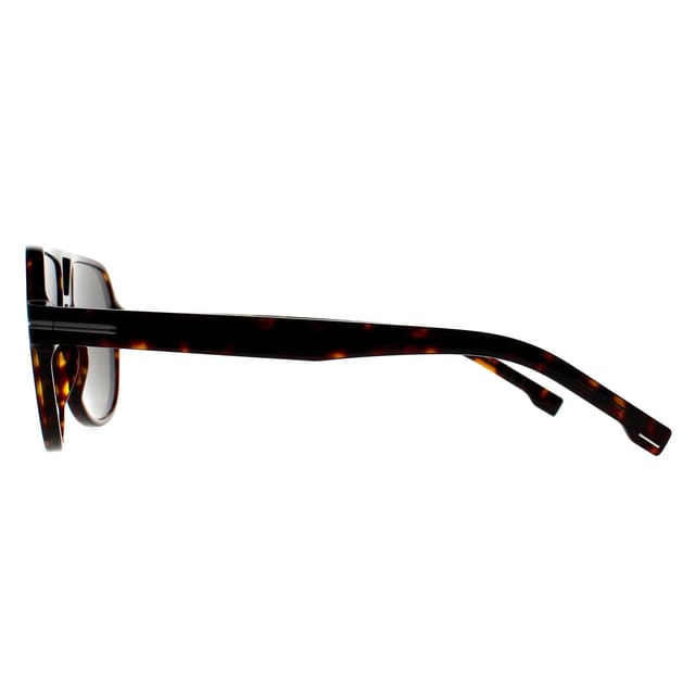 Hugo Boss Hugo Boss Men's Aviator Dark Havana Grey BOSS 1507/S in Brown - 3