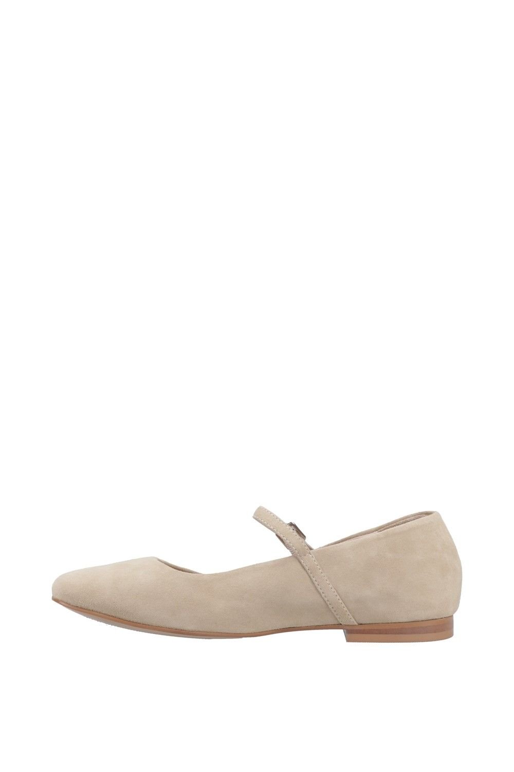 Hush Puppies Hush Puppies Women's Pasha Suede Ballerina in Taupe - 4