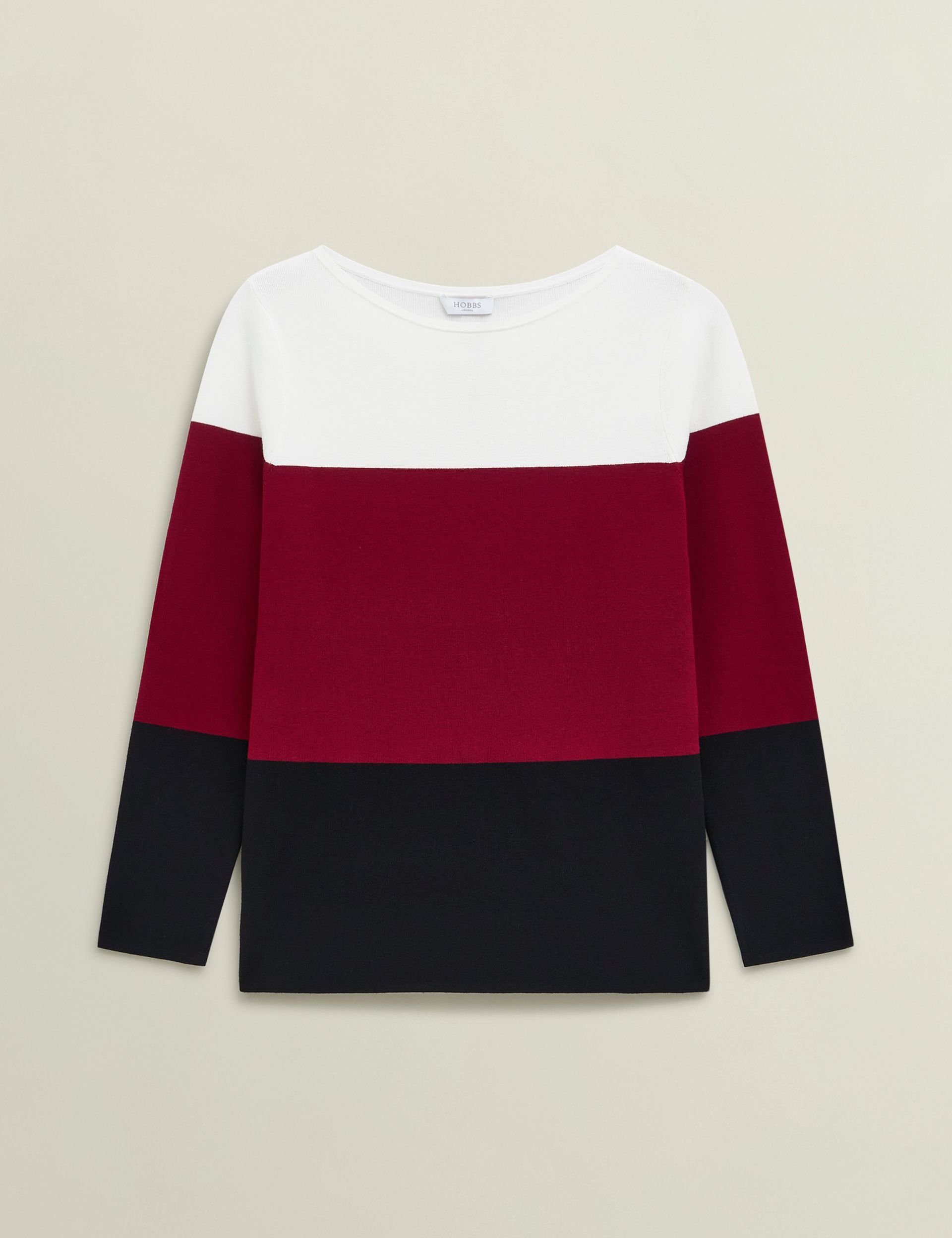 Hobbs London Hobbs London Women's Alice Jumper in Burgundy - 2