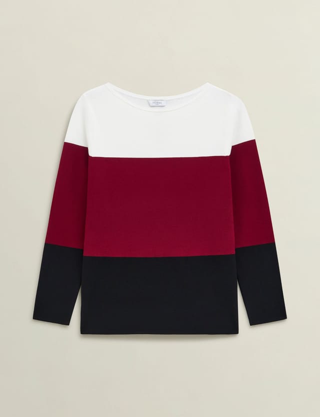 Hobbs London Hobbs London Women's Alice Jumper in Burgundy - 2
