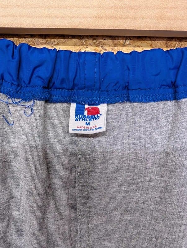 Russell Athletic Vintage Russell Athletic Joggers Medium Blue Lined Zip USA Made Track Pants 90s