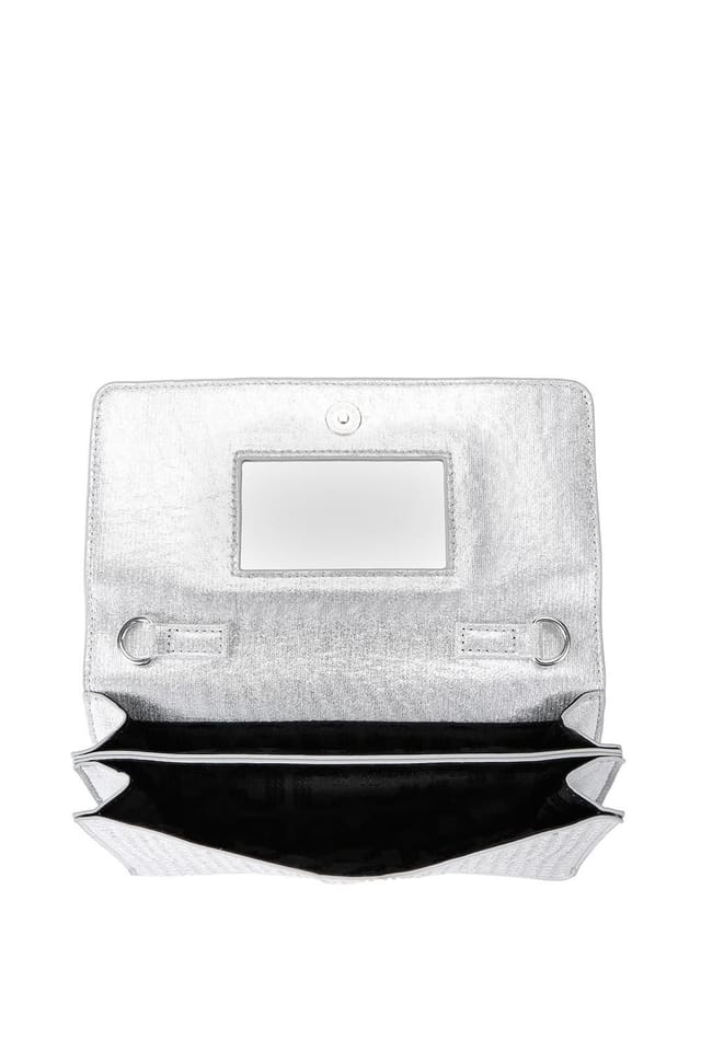 Carvela Carvela Women's 'Kianni Clutch' Fabric Bag in Silver - 3